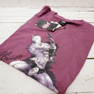 バンダイ(BANDAI)の[Mサイズ] ジョジョの奇妙な冒険　キラークイーン　Tシャツ　パープル(Tシャツ/カットソー(半袖/袖なし))