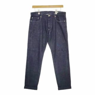 ポールスミス(Paul Smith)のPaul Smith ボタンフライ 裾ダブル ジーンズ デニムパンツ ネイビー メンズ ポール・スミス【中古】5-0417G∞(デニム/ジーンズ)