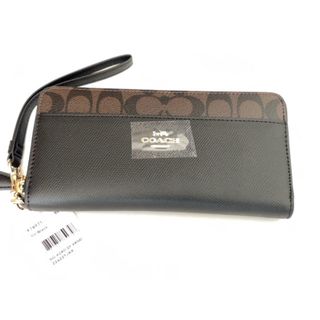 COACH - [新品未使用]COACH コーチ 財布 長財布 F76971 ダークブラウン