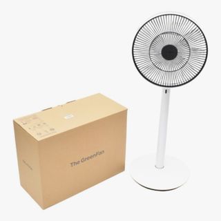 BALMUDA - [中古] バルミューダ The GreenFan EGF-1600-WK DCモーター搭載 扇風機[ホワイトxブラック] egf-1600-wk   [良い(B)]