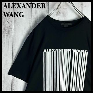 Alexander Wang - 【美品】アレキサンダーワン☆バーコードプリントTシャツ 人気デザイン 即完売注意