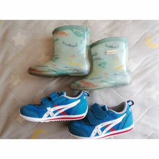 asics - [中古]asics スニーカー & ampersand 長靴 16㎝ 2足セット