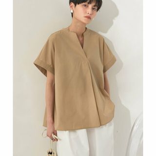 アメリカンホリック(AMERICAN HOLIC)の【モカ】スキッパー半袖シャツ(シャツ/ブラウス(長袖/七分))