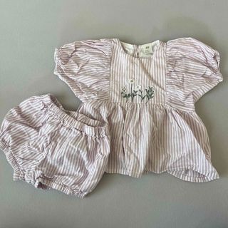 エイチアンドエム(H&M)のH&M ベビー服　セットアップ(Ｔシャツ)