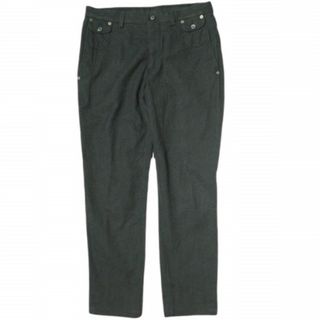 ドルチェアンドガッバーナ(DOLCE&GABBANA)のDOLCE&GABBANA ドルチェアンドガッバーナ イタリア製 コットンヘリンボーントラウザーズ G6FZAT / FC6AY 44 GRAY テーパード パンツ ボトムス【中古】【DOLCE&GABBANA】(その他)