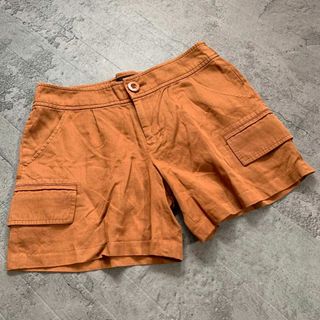 ジルスチュアート(JILLSTUART)の【JILL STUART】(P) 麻 ミリタリー ショートパンツ 無地(ショートパンツ)