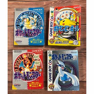 ゲームボーイ - ポケットモンスター　ゲームボーイソフト　4点セット