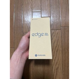 モトローラ(Motorola)のmotorola edge 50s pro A402MO バニラ(スマートフォン本体)