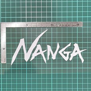 ナンガ(NANGA)のNANGA ナンガ　ステッカー　白１枚　アウトドア　送料無料(その他)