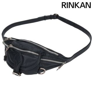 クロムハーツ(Chrome Hearts)のクロムハーツ  SNAT PACK mini/スナットパックミニ ダガージップガンスリンガーベルトレザーウエストバッグ メンズ(ウエストポーチ)