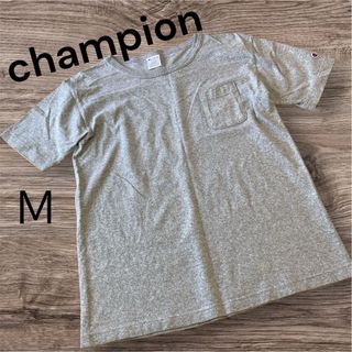 Champion - champion チャンピオン　グレー Tシャツ M アメリカ製