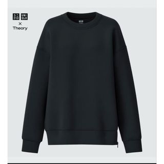 ユニクロ(UNIQLO)のUNIQLO Theory ウルトラストレッチドライスウェットプルオーバー(トレーナー/スウェット)