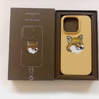 メゾンキツネ(MAISON KITSUNE')の新品　MAISON KITSUNÉ　iPhone 14 Pro ケース(iPhoneケース)