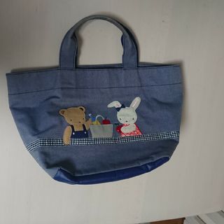 ファミリア(familiar)のファミリア デニム バッグ(レッスンバッグ)