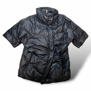 ポロラルフローレン(POLO RALPH LAUREN)の希少✨ポロラルフローレン 半袖 ダウンジャケット 黒 XS(ダウンジャケット)