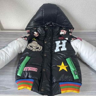 ヒステリックミニ(HYSTERIC MINI)の子供服 男女兼用 ダウンコート ジャンパー ヒステリックミニ 100サイズ 中古(ジャケット/上着)