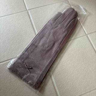 日焼け止め手袋  くすみパープル 新品未使用(手袋)