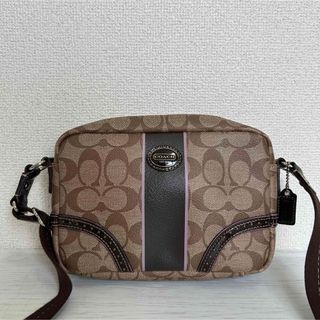 COACH - 美品 COACH コーチ レディース ショルダーバッグ ポシェット 総柄