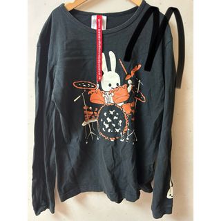 キューン(CUNE)のCUNE ウサギ ドラム プリント 長袖カットソー(Tシャツ/カットソー(七分/長袖))