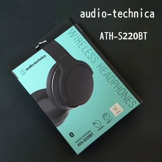 オーディオテクニカ(audio-technica)のオーディオテクニカ ATH-S220BT BK ワイヤレスヘッドホン ブラック(ヘッドフォン/イヤフォン)