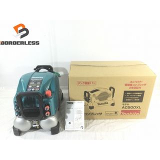 マキタ(Makita)の☆未使用品☆makita マキタ 11L 高圧/常圧 エアコンプレッサ AC500XL デジタル圧力計 エアーコンプレッサー エアーツール 108287(工具)
