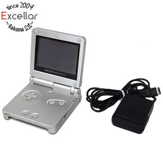 ニンテンドウ(任天堂)の任天堂　ゲームボーイアドバンスSP プラチナシルバー　液晶画面いたみ(携帯用ゲーム機本体)