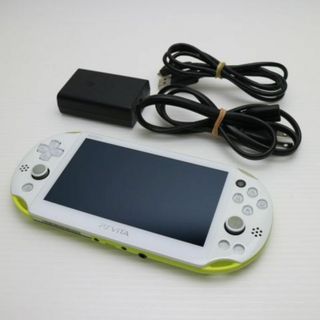 ソニー(SONY)のPCH-2000 PS VITA グリーン/ホワイト  M555(携帯用ゲーム機本体)