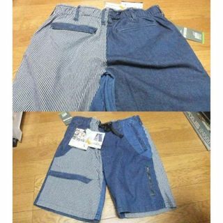 ワークマン(WORKMAN)のクレイジーカラー L ワークマン　ショートパンツ 新品ヒッコリー ハーフパンツ(ショートパンツ)