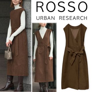アーバンリサーチロッソ(URBAN RESEARCH ROSSO)の美品 23AW アーバンリサーチ ロッソ ✴︎ 3WAYジレワンピース(ロングワンピース/マキシワンピース)