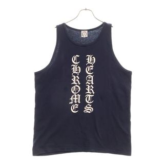 クロムハーツ(Chrome Hearts)のCHROME HEARTS クロムハーツ CH TANK TOP OLD スクリプトロゴプリントタンクトップ ネイビー(タンクトップ)