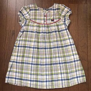 DOUBLE.B - mikihouse ミキハウス DOUBLE.B チェック柄ワンピース　110