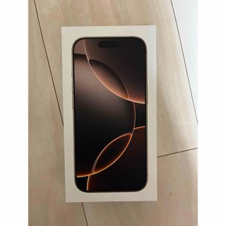 アイフォーン(iPhone)の【新品未開封】iPhone 16 Pro 256GB デザートチタニウム(スマートフォン本体)