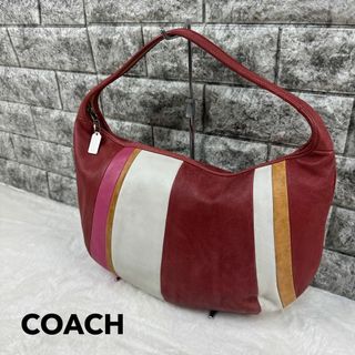 コーチ(COACH)のCOACH コーチ マルチカラー ワンショルダー レザー バッグ 9298(ハンドバッグ)