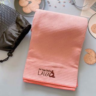 新品ヨガラグ　ピンク　ホットヨガ対応　lava(ヨガ)