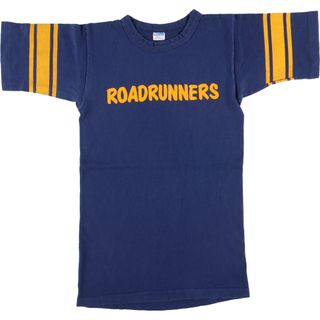 チャンピオン(Champion)の古着 70年代 チャンピオン Champion バータグ プリントTシャツ USA製 メンズS相当 ヴィンテージ /eaa549037(Tシャツ(半袖/袖なし))