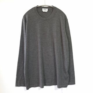 エルメス(HERMES)のHERMES カシミヤシルクカットソー ニットソー セーター グレー (ニット/セーター)