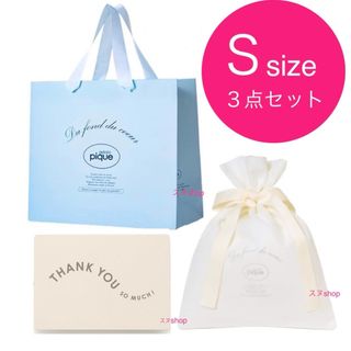 ジェラートピケ(gelato pique)のジェラートピケ♡ 巾着＆ショッパー＆メッセージカード◎thank you(ショップ袋)
