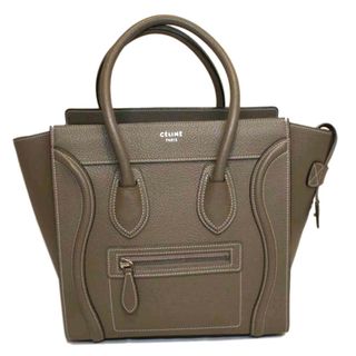 セリーヌ(CELINE)のCELINE セリーヌ/ラゲージマイクロショッパー/グレージュ/Aランク/92【中古】(ハンドバッグ)