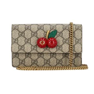 グッチ(GUCCI)のGUCCI グッチ/GGスプリーム/チェリーチェーンショルダーバッグ/481291/041*/ABランク/91【中古】(ショルダーバッグ)