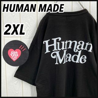 ヒューマンメイド(HUMAN MADE)の【超人気!!】希少2XL ヒューマンメイド×ガールズドントクライ Tシャツ 黒(Tシャツ/カットソー(半袖/袖なし))