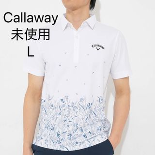 キャロウェイ(Callaway)の未使用★キャロウェイ★ポロシャツ★ゴルフウェア★ホワイト★L(ウエア)
