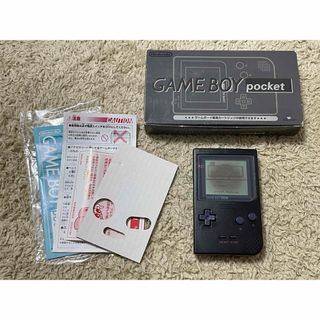 ニンテンドウ(任天堂)のNintendo ゲームボーイポケット　ブラック　MGB-001 本体(携帯用ゲーム機本体)