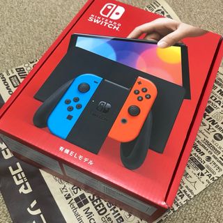 Nintendo Switch - 【新品未使用】Nintendo Switch 有機EL モデル 本体 ネオン