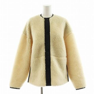 ハイク(HYKE)のハイク 23AW フェイクムートン ボアジャケット アウター S アイボリー(その他)