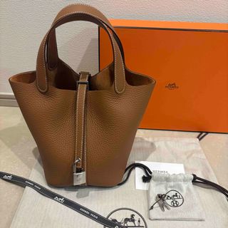 HERMES - 新品未使用 エルメス ピコタンロックPM 18 ゴールド×シルバー金具