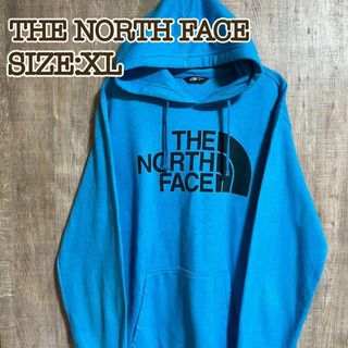 ザノースフェイス(THE NORTH FACE)のTHE NORTH FACE ノースフェイス フーディ パーカー　L 水色(パーカー)