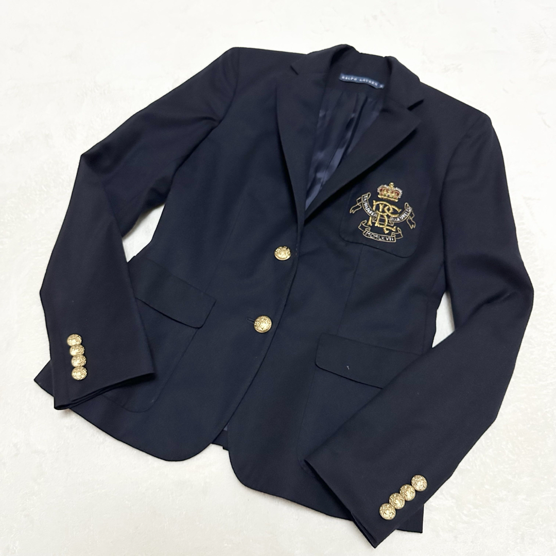 POLO RALPH LAUREN(ポロラルフローレン)の【美品】 POLO RALPH LAUREN ポロラルフローレン ジャケット 9 レディースのジャケット/アウター(テーラードジャケット)の商品写真
