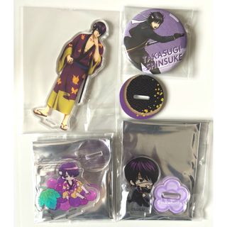 シュウエイシャ(集英社)の銀魂　銀八先生　ファミマ　マリオンクレープ　アクスタ　缶バッジ　高杉晋助(キャラクターグッズ)