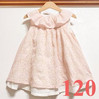 センスオブワンダー(sense of wonder)の美品 センスオブワンダー トップス 120 チュニック レース ピンク(その他)