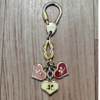 クレージュ(Courreges)の*courreges*クレージュ キーホルダー  キーリング ゴールド  ハート(キーホルダー)